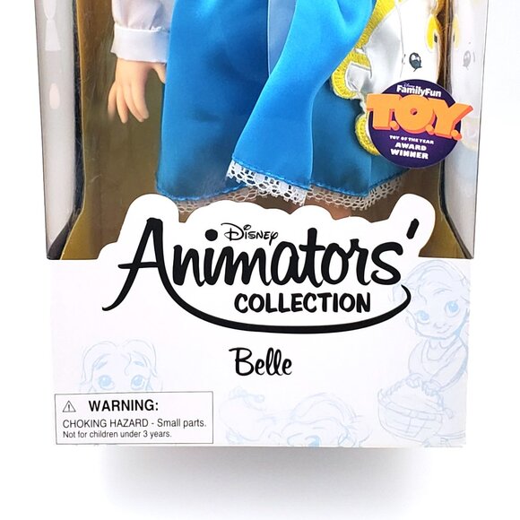 Disney Animators’ Collection “Belle” Doll – 1ST EDITION – NEW - Picture 5 of 8